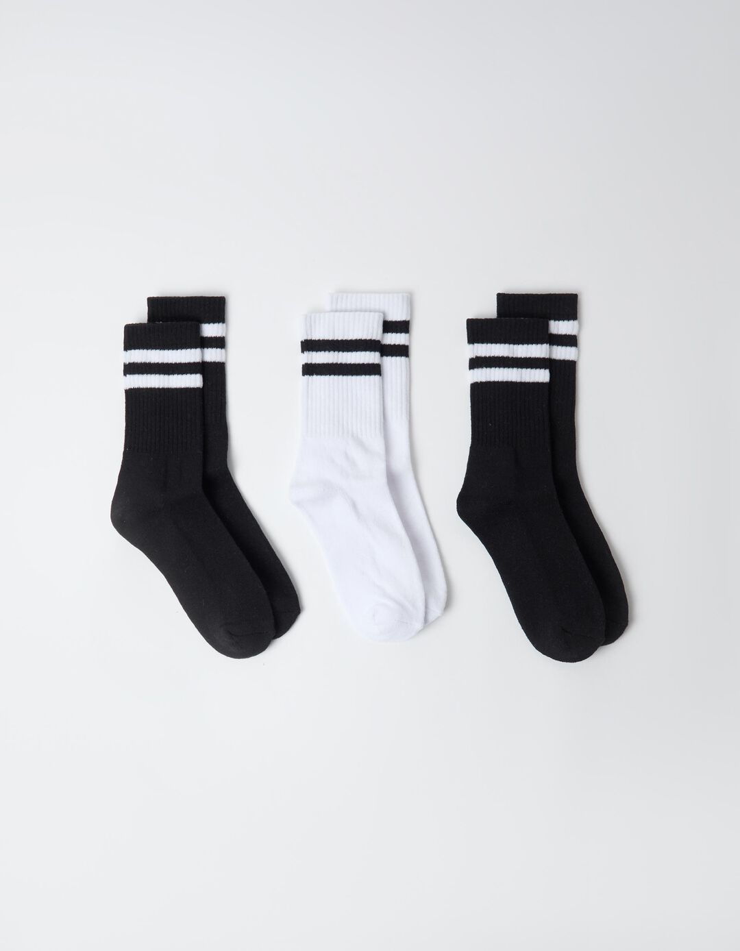Pack 3 Meias Desportivas, Mulher, Preto
