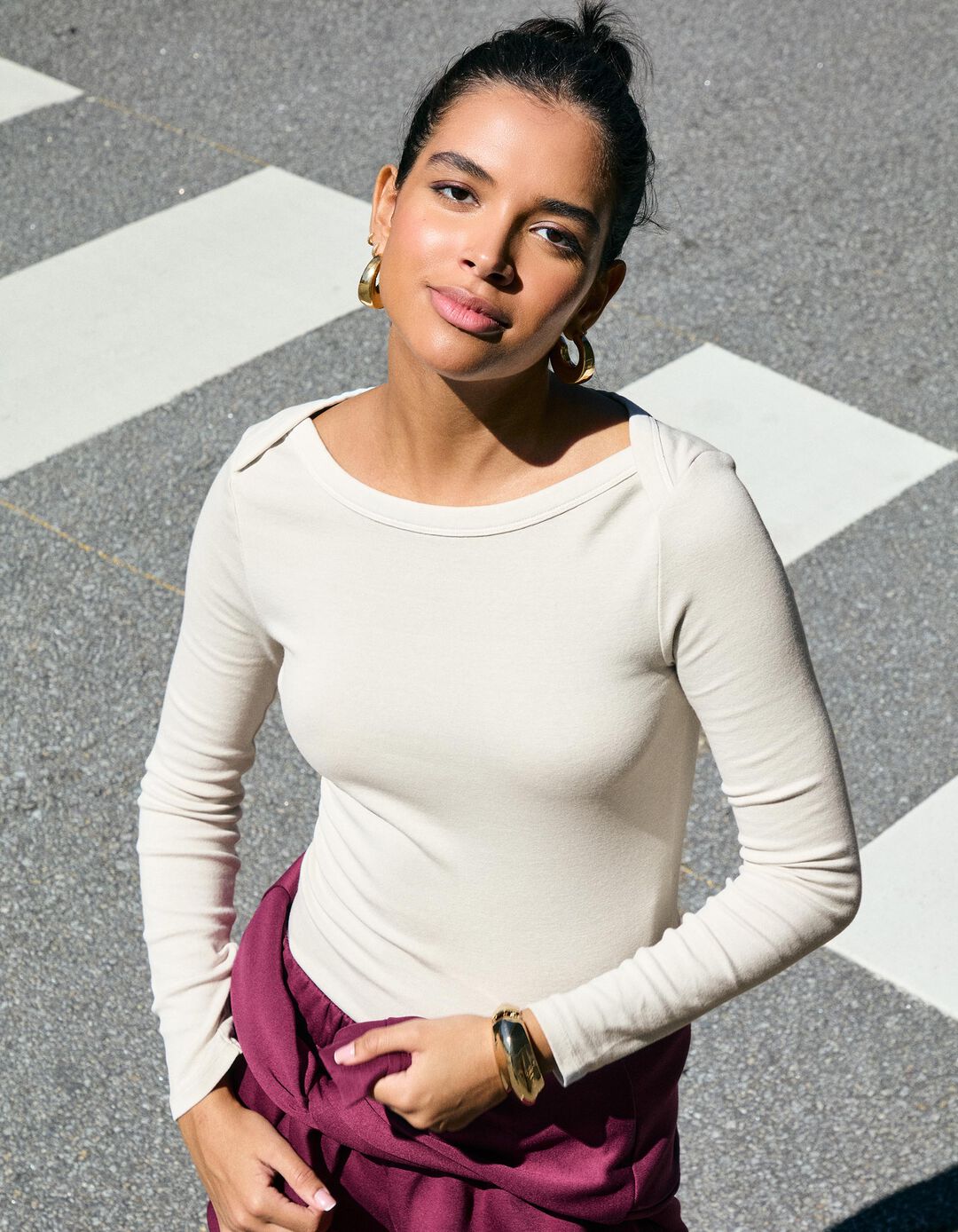 Camisola, Mulher, Branco