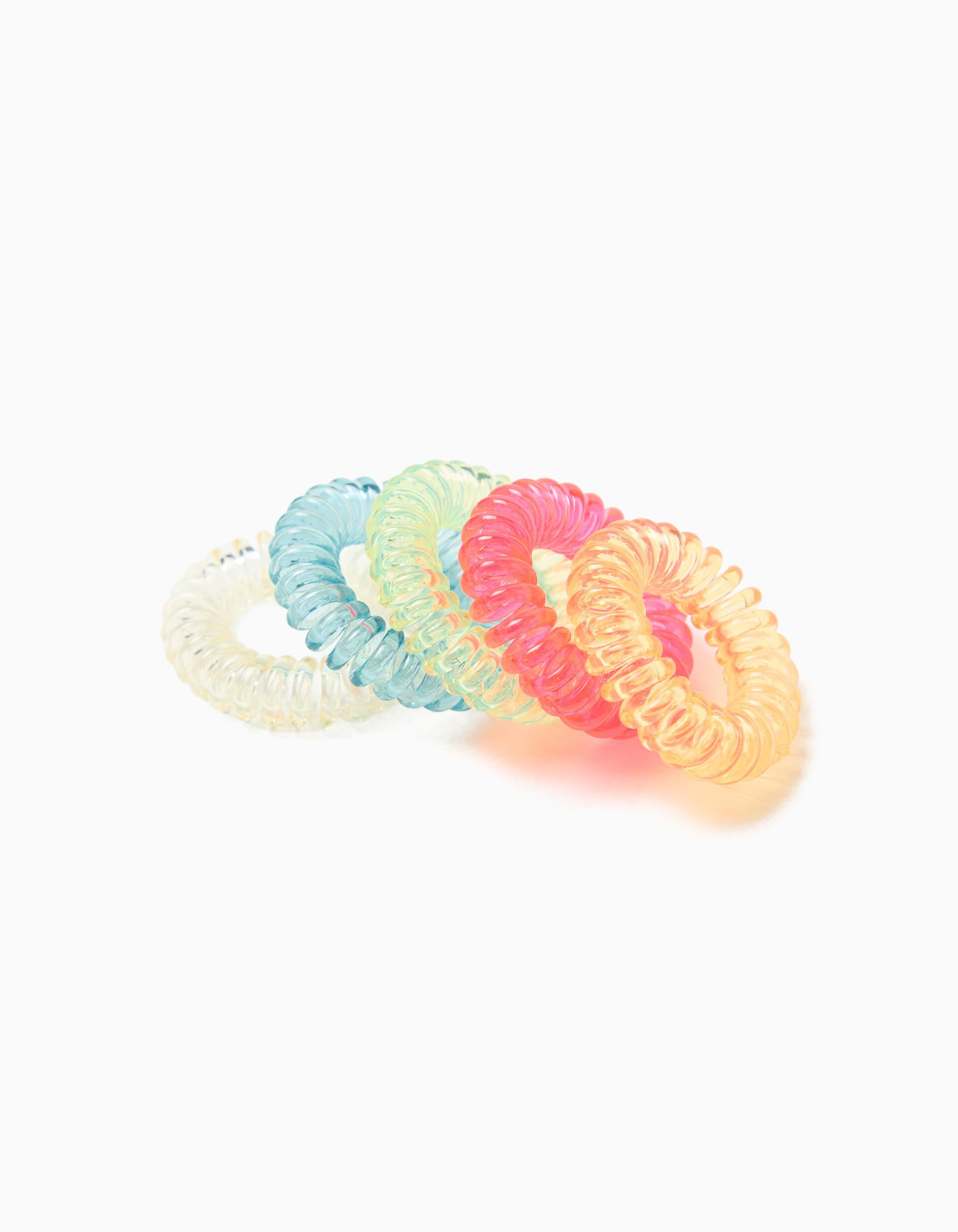 Comprar Online Pack 5 El&aacute;sticos de Cabelo, Menina, Multicor