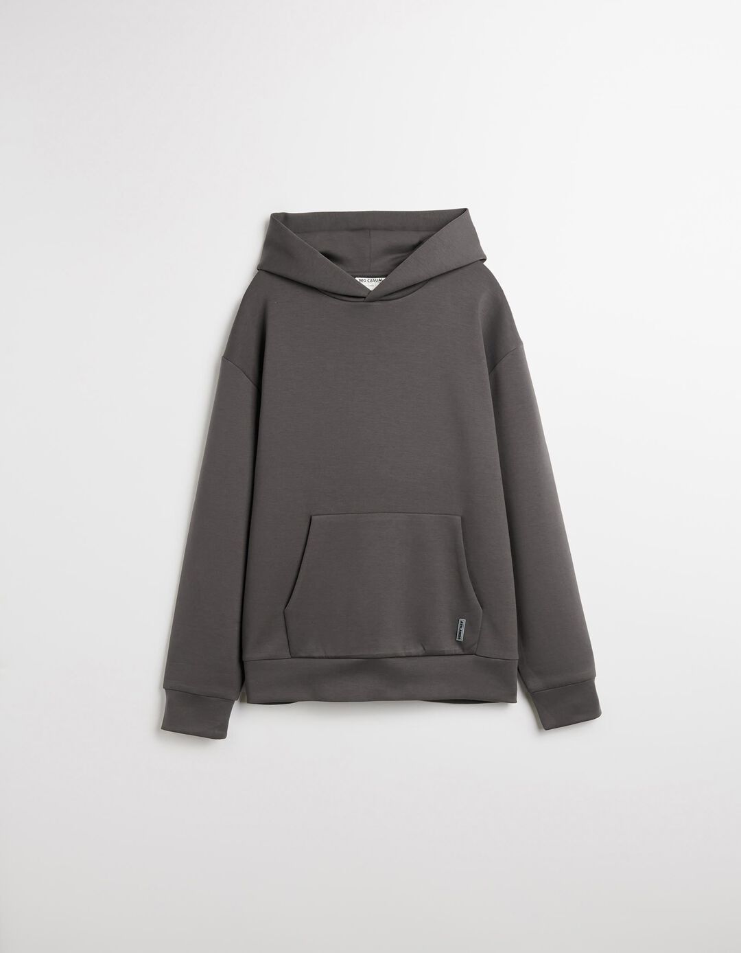 Sweatshirt de Felpa Capuz, Homem, Cinzento Escuro