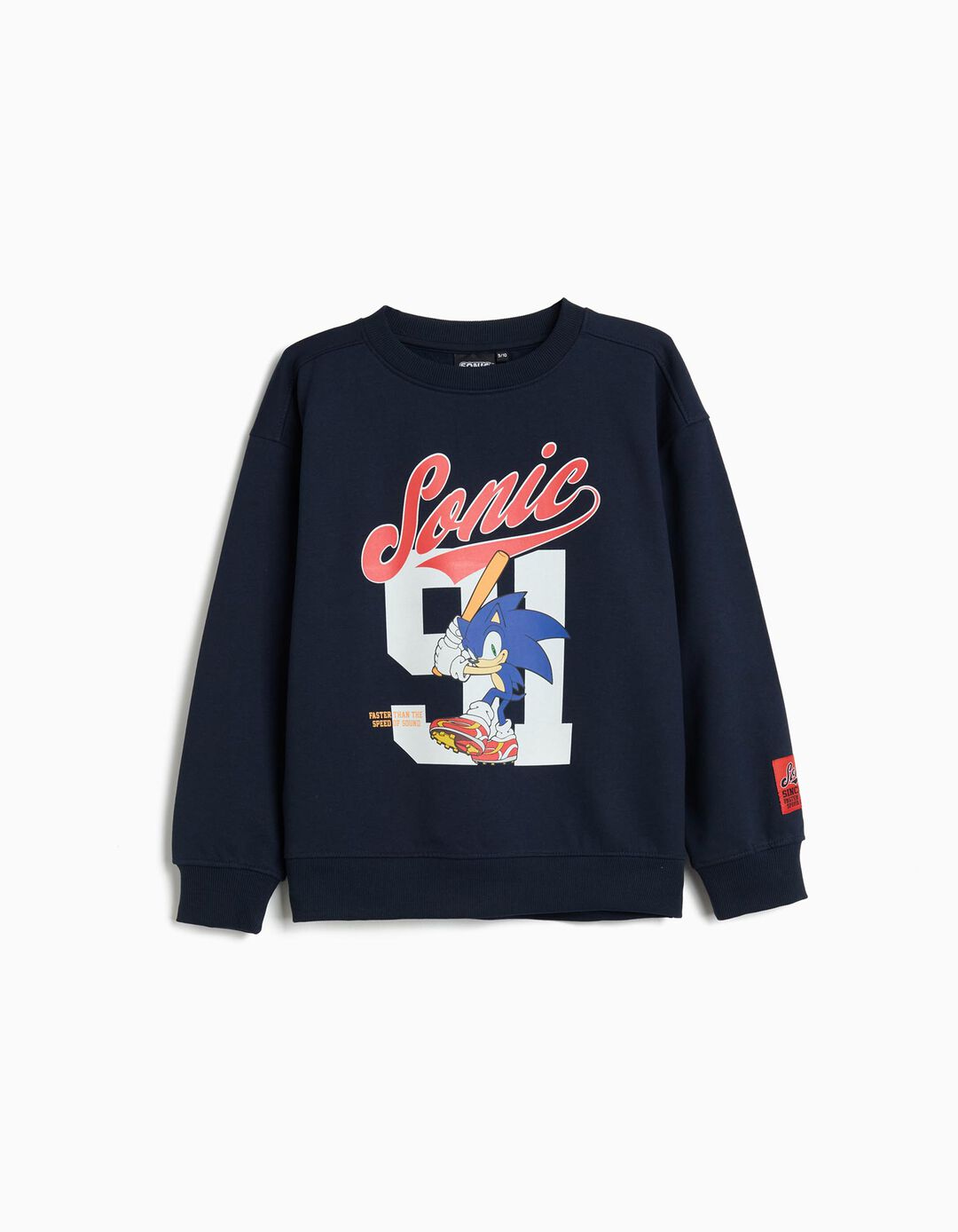 Sweatshirt 'Sonic', Menino, Azul Escuro