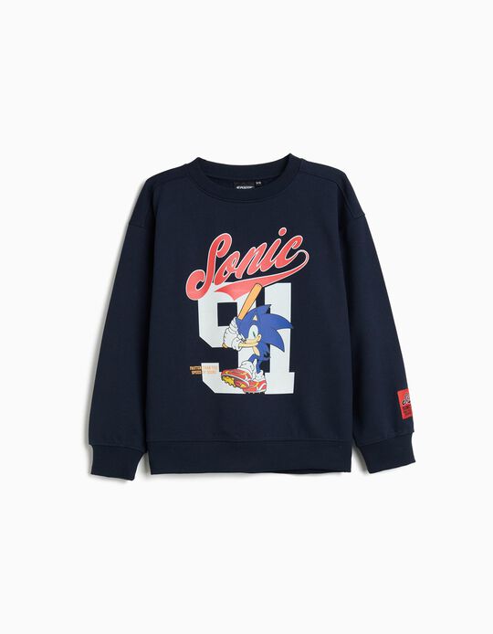 Comprar Online Sweatshirt 'Sonic', Menino, Azul Escuro