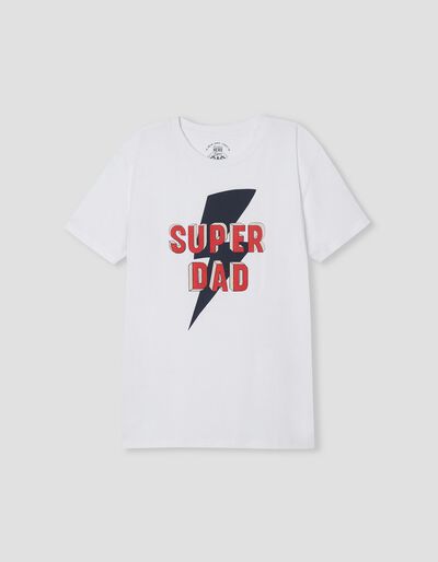 Super Dad' T-Shirt, Men, White