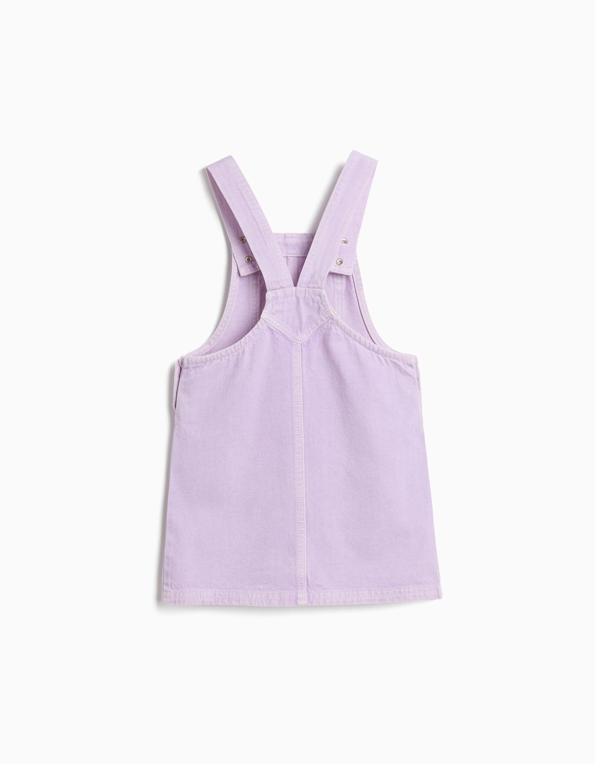 Comprar Online Saia Jardineira, Menina, Roxo Claro