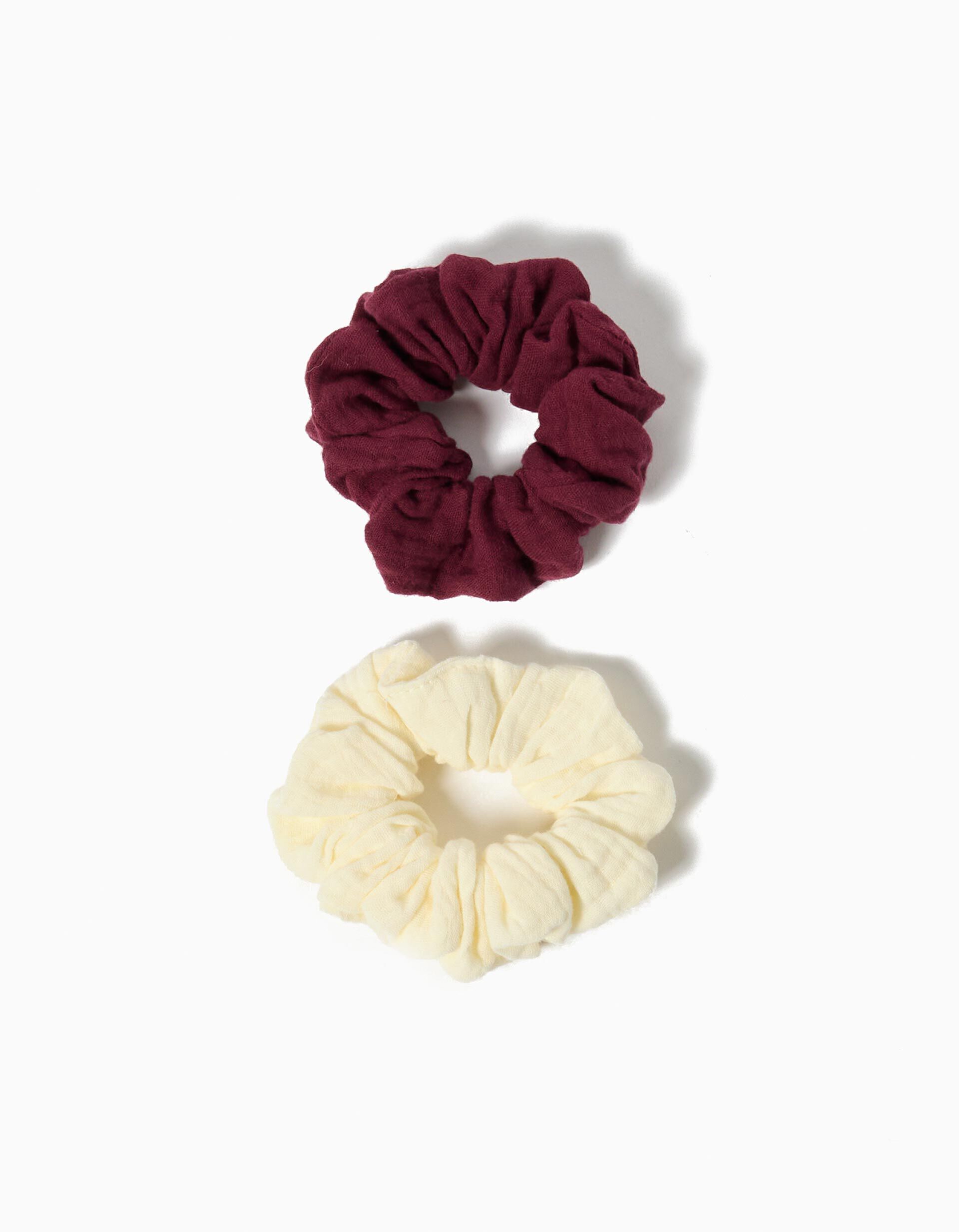 Comprar Online Pack 2 El&aacute;sticos de Cabelo Scrunchies, Menina, Multicor
