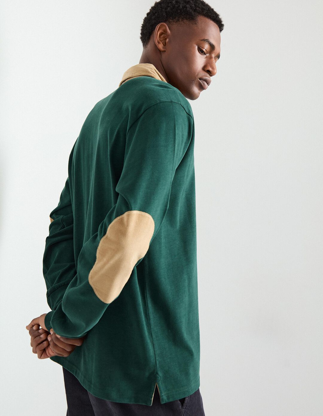 Polo Jersey, Homem, Verde 