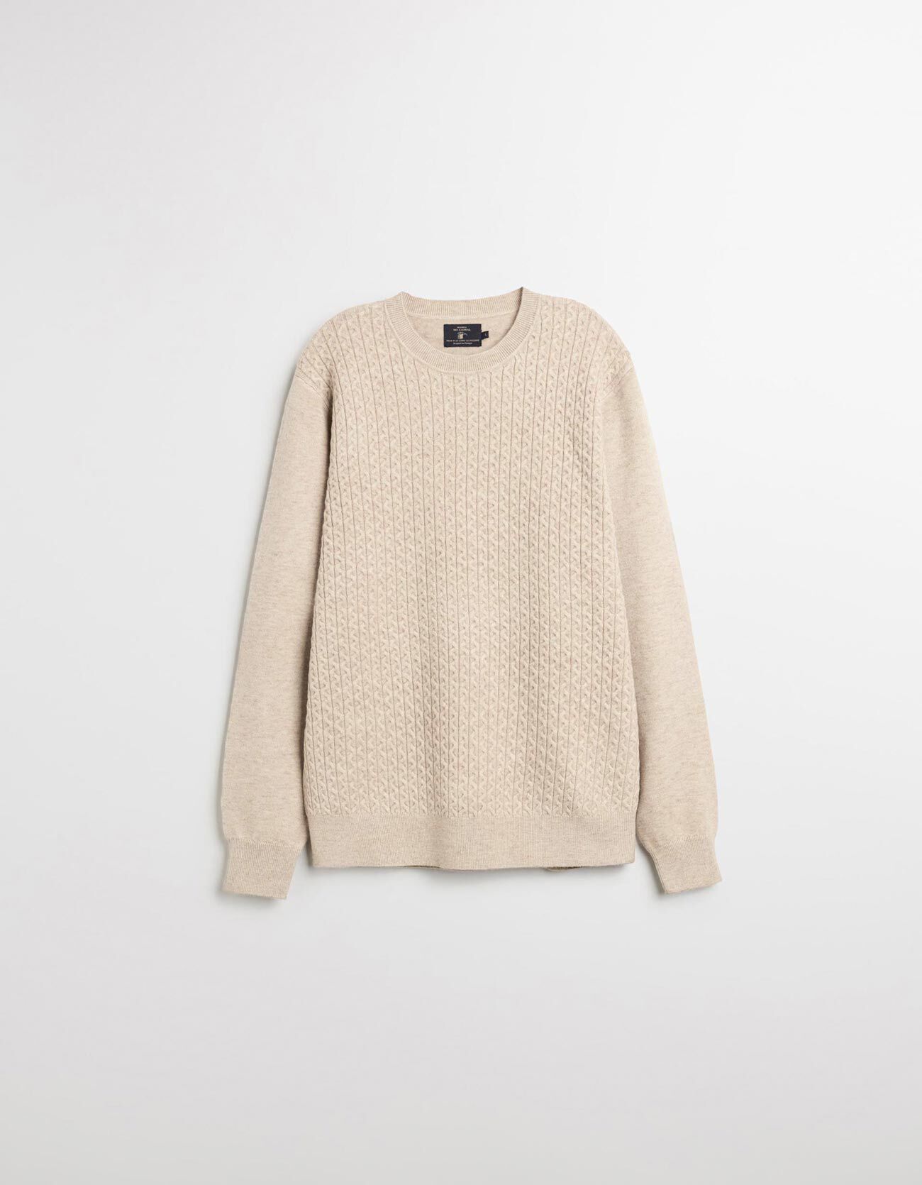 Comprar Online Camisola de Malha, Homem, Bege