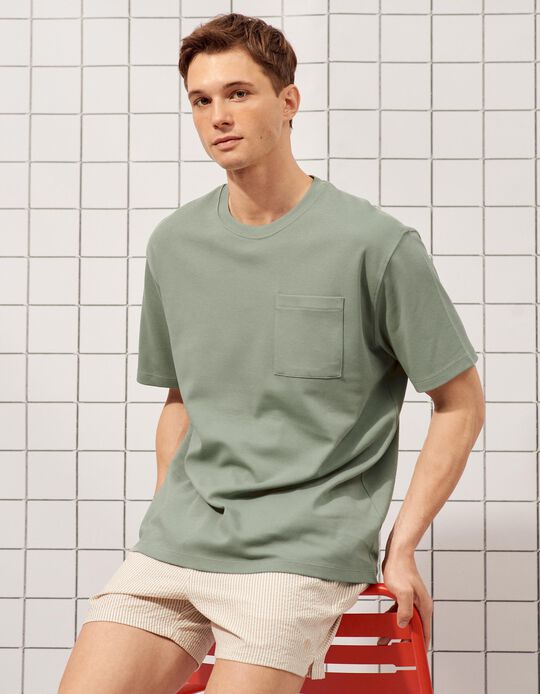 Comprar Online T-shirt, Homem, Cinzento