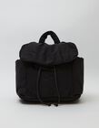 Nylon Backpack, Black