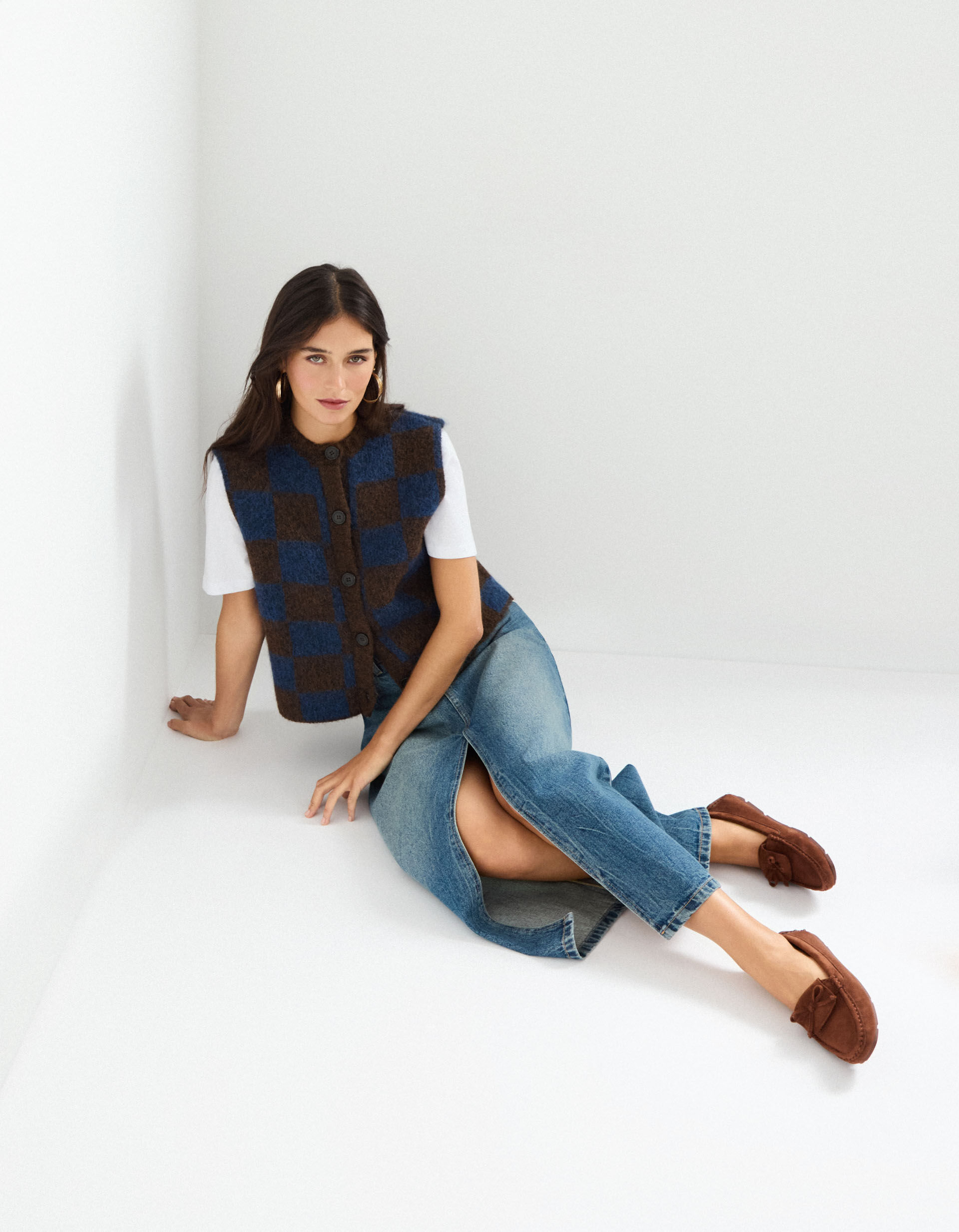 Comprar Online Saia de Ganga, Mulher, Azul 