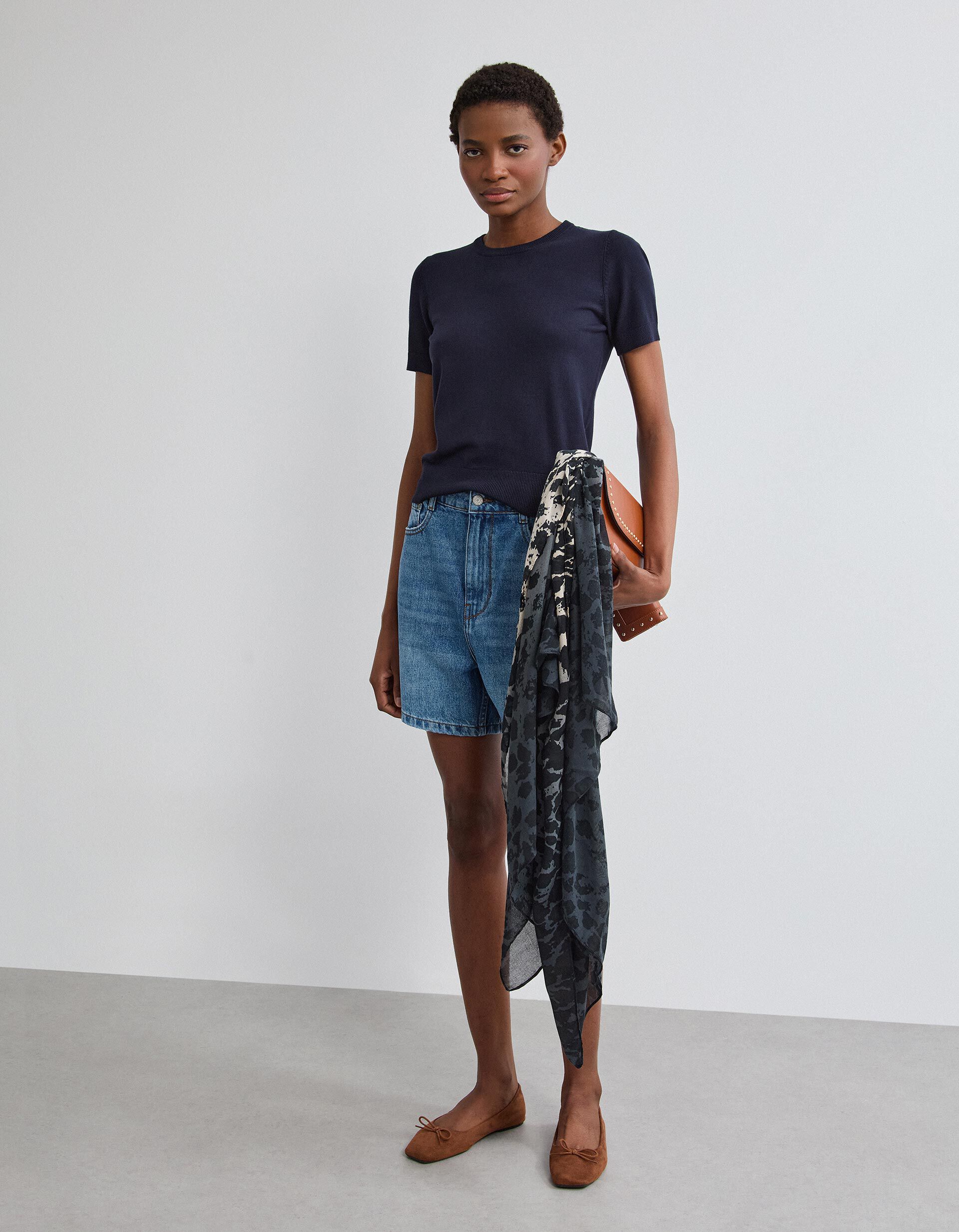 Comprar Online Camisola de Malha, Mulher, Azul Escuro