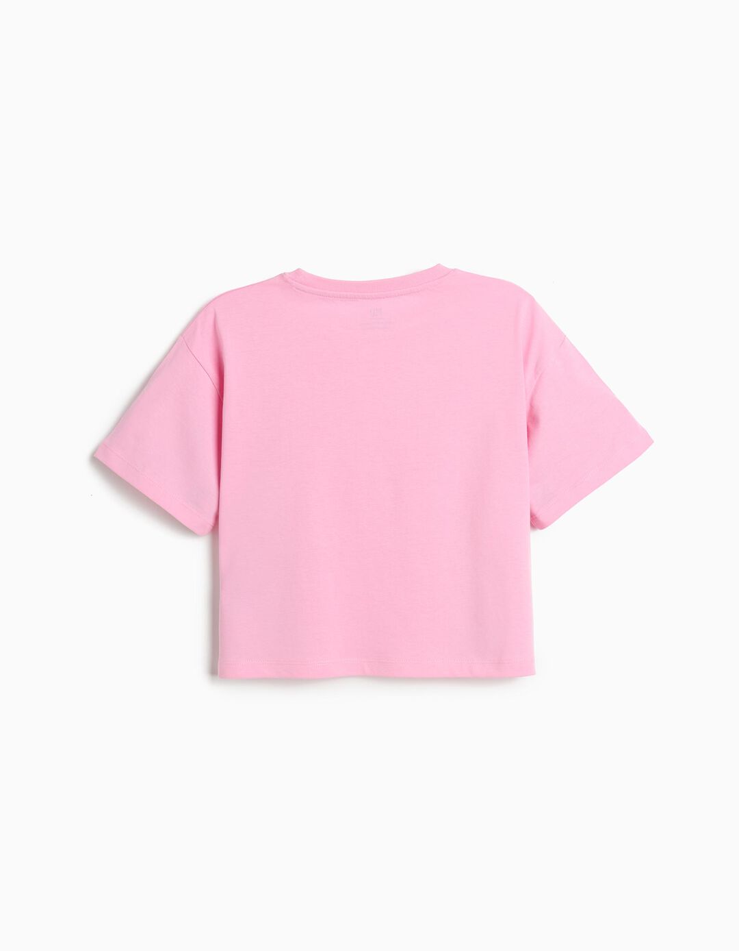 T-shirt Estampada, Menina, Rosa