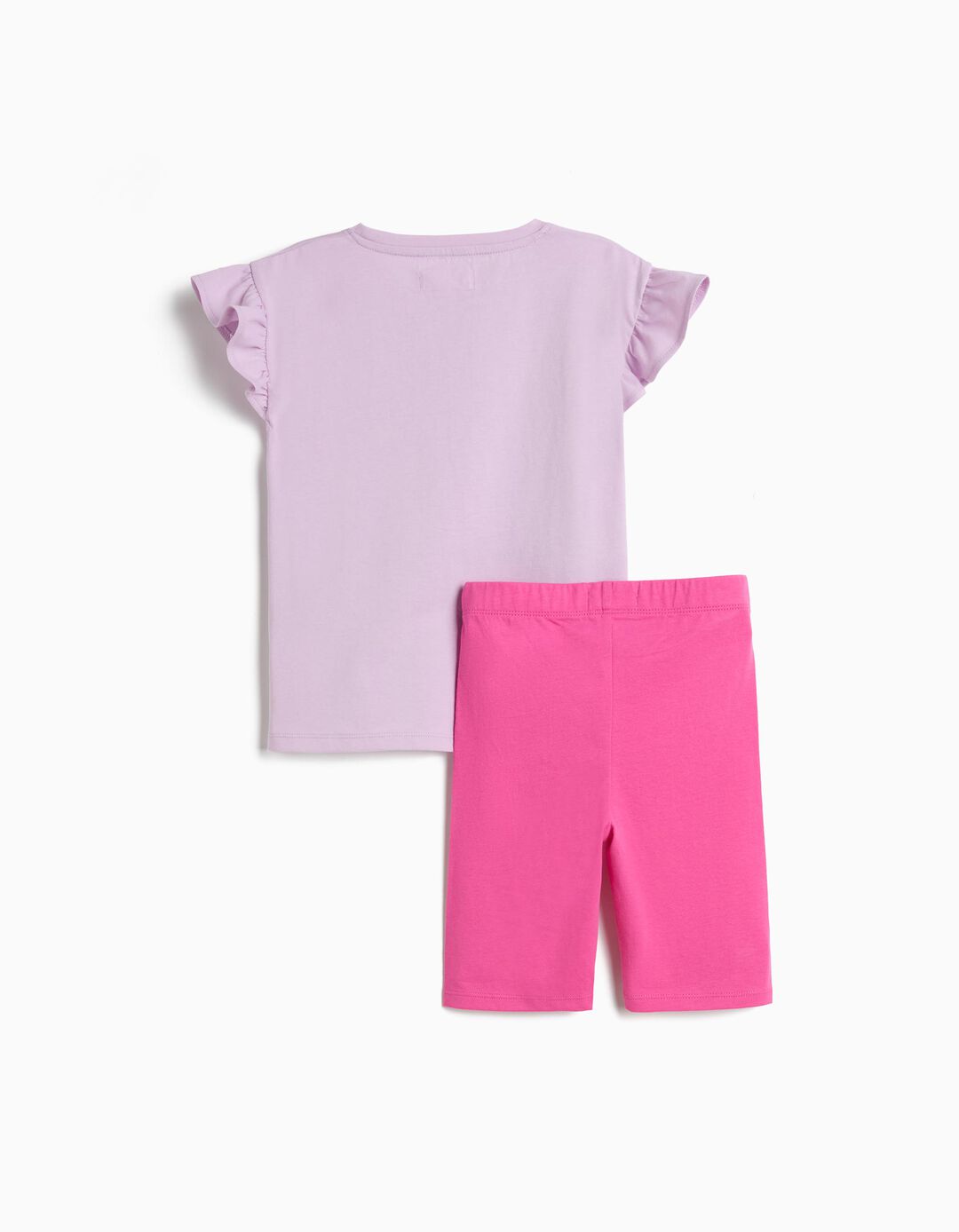 Conjunto T-shirt e Leggings, Menina, Roxo Claro