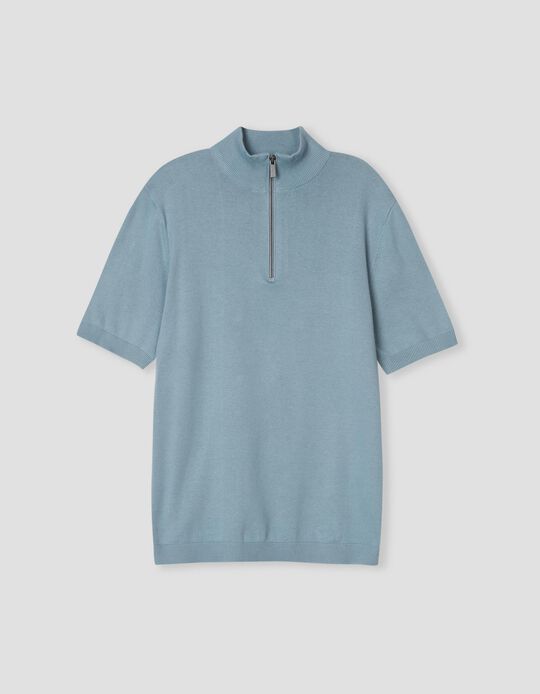 Jersey Knit T-shirt, Light Blue