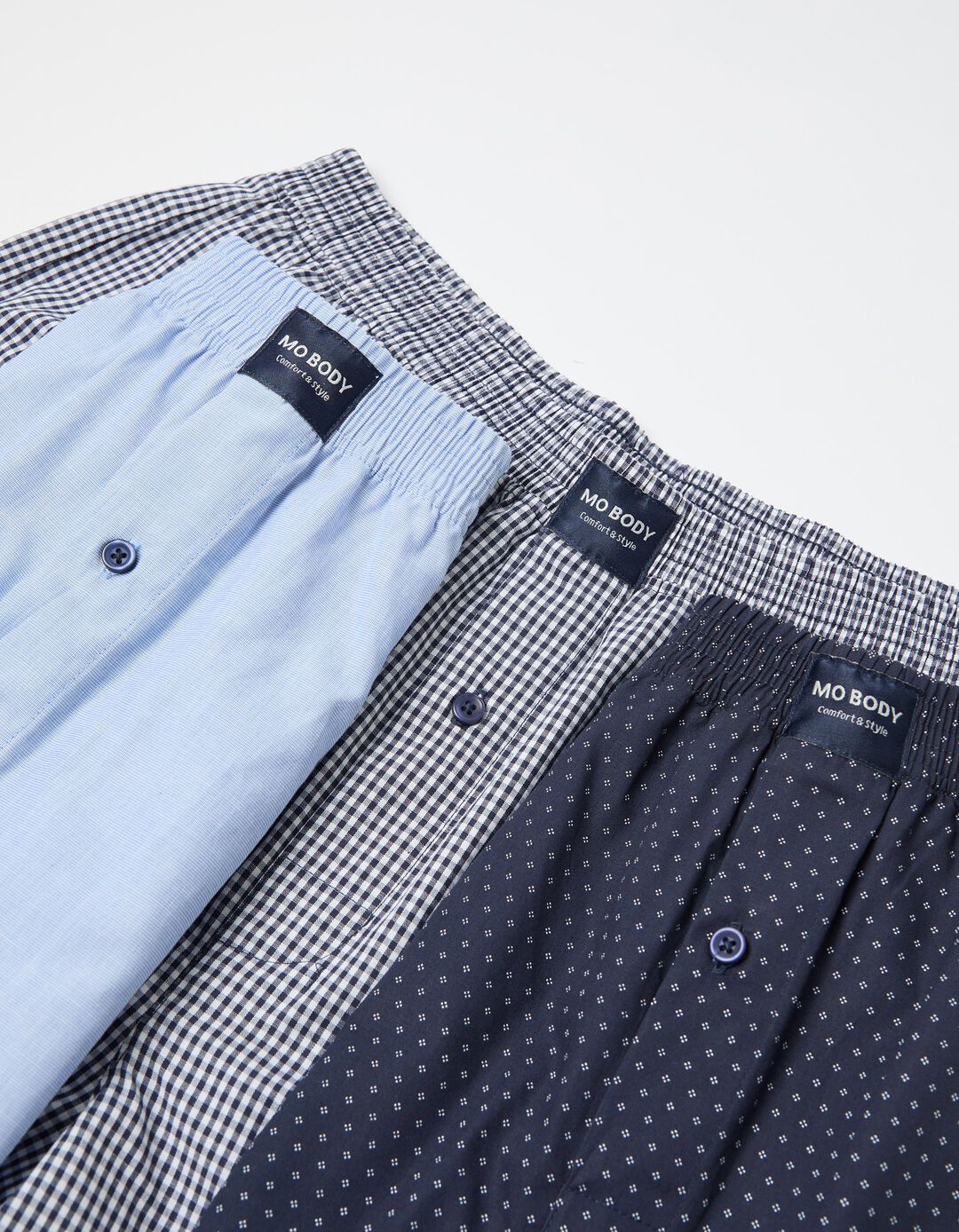 Pack 3 Boxers, Homem, Azul