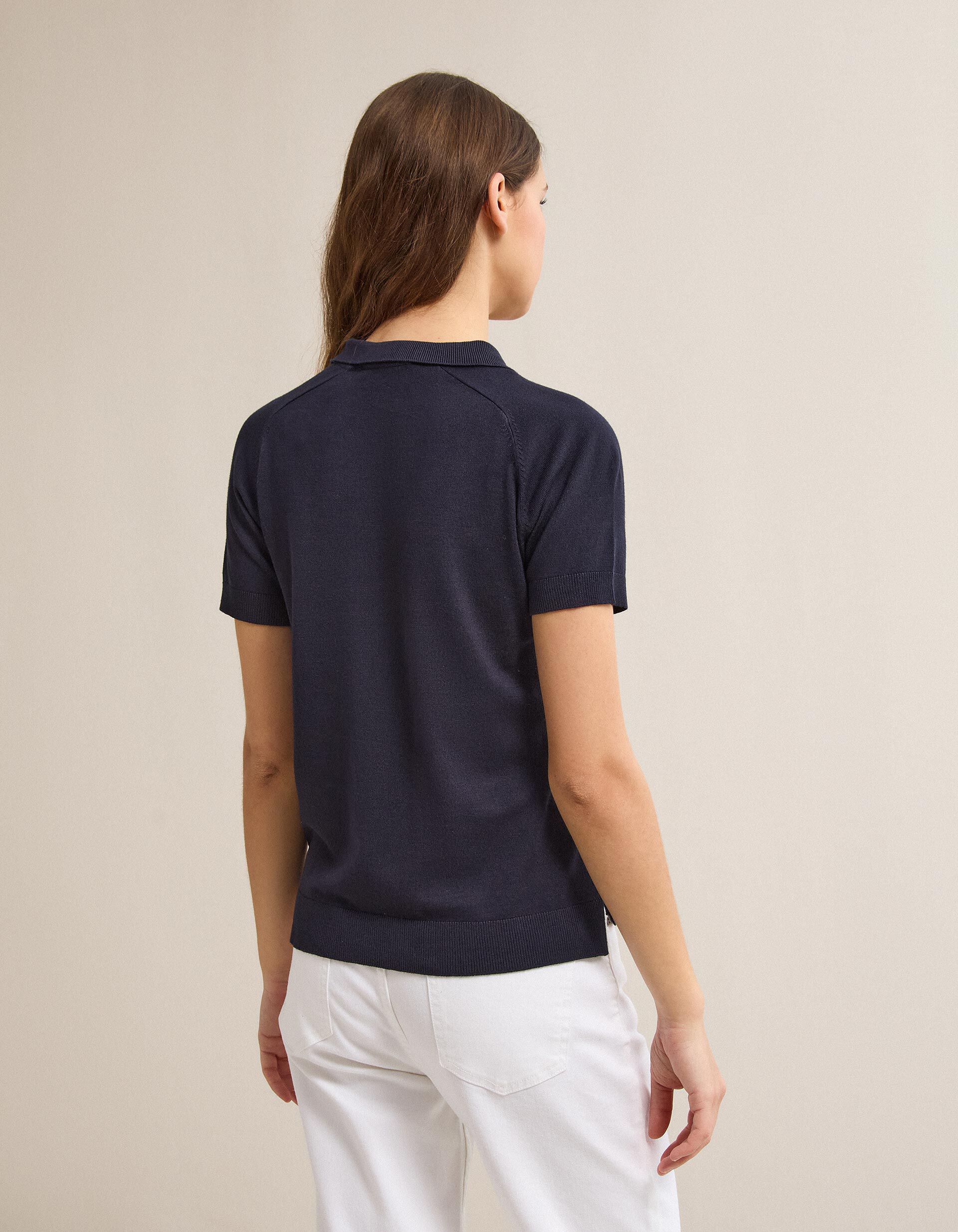 Comprar Online Polo de Malha, Mulher, Azul Escuro