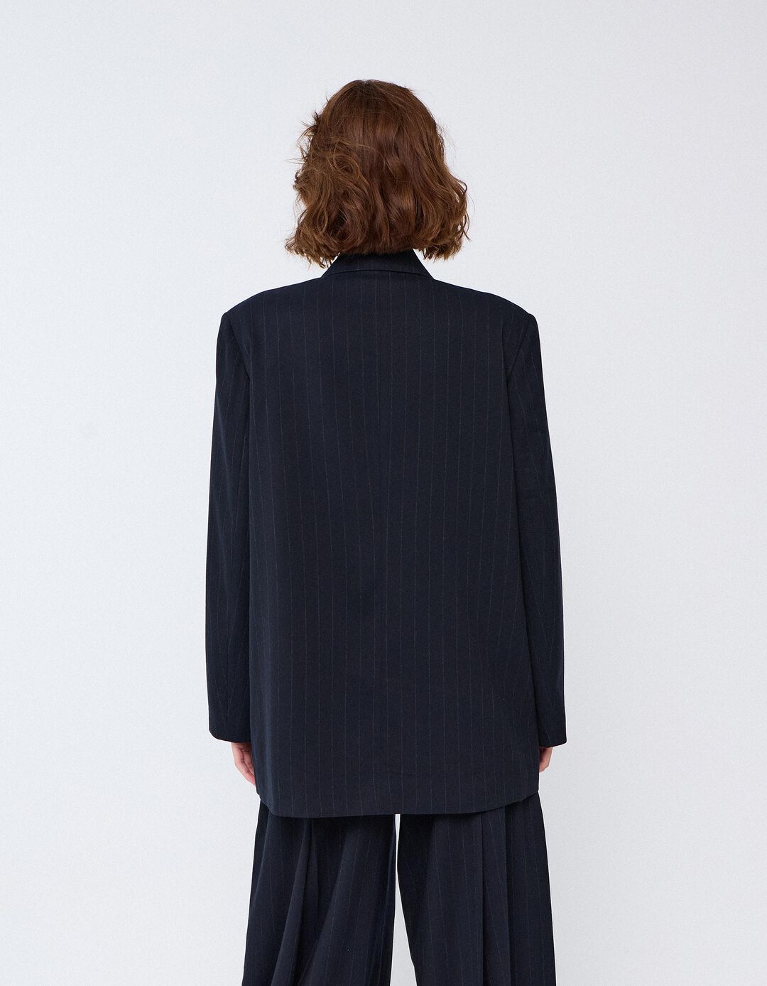 Blazer Oversize, Mulher, Azul Escuro