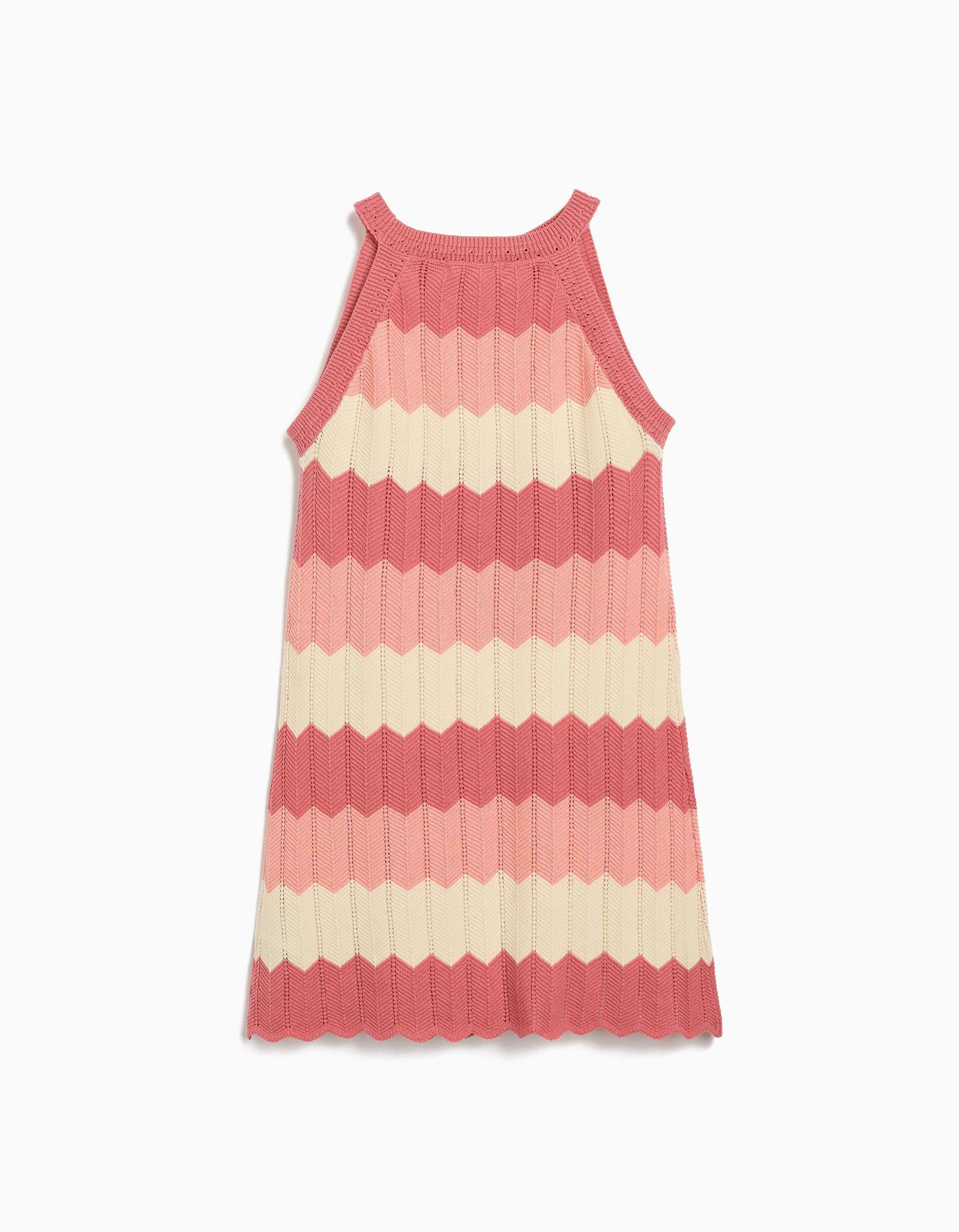 Comprar Online Vestido Crochet, Menina, Rosa