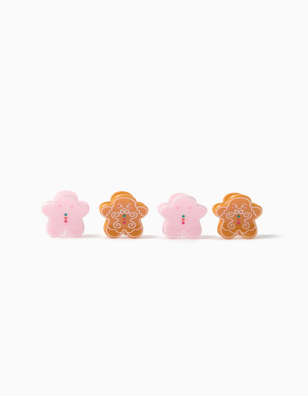 Pack 4 Ganchos De Cabelo, Menina, Multicolor