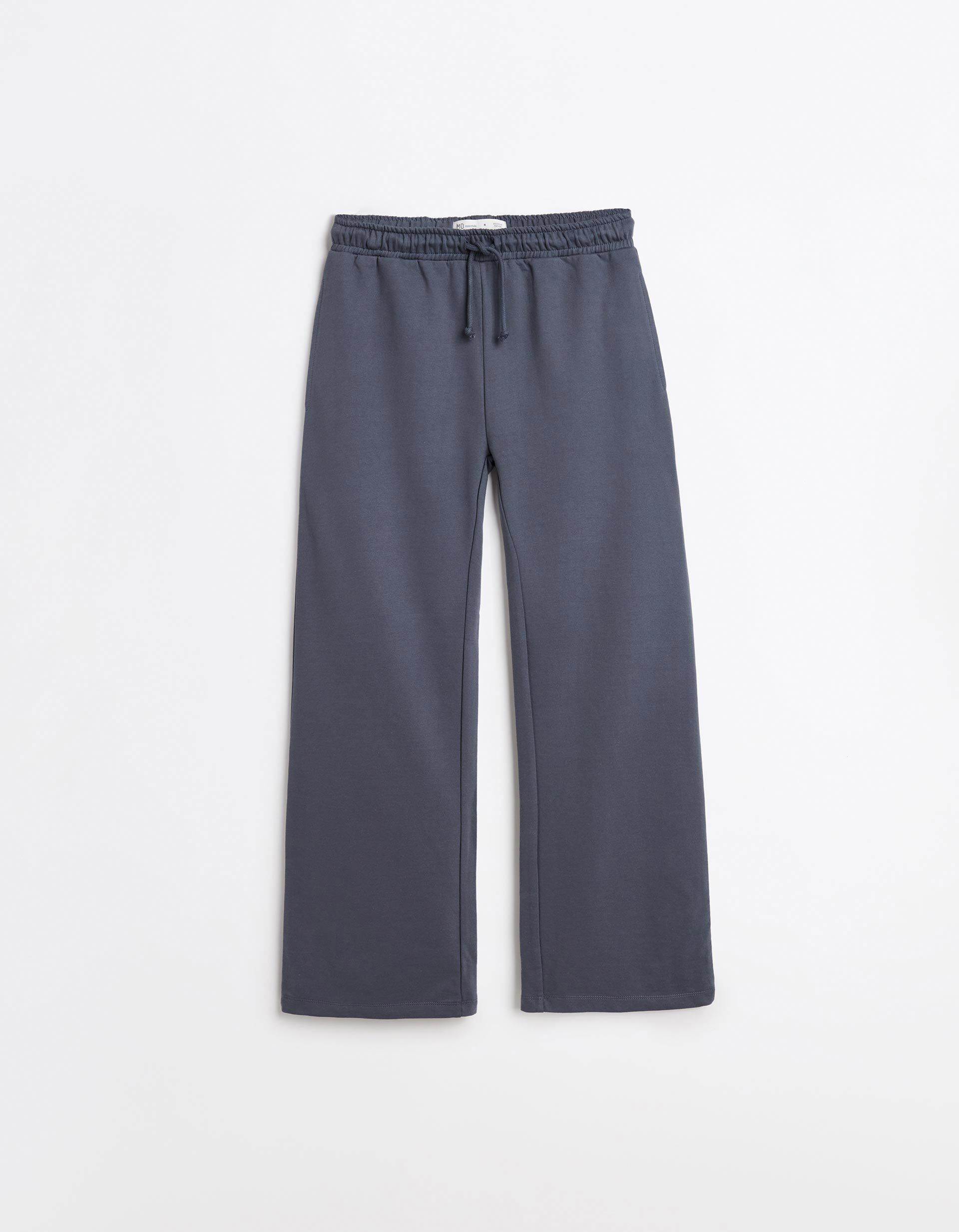 Comprar Online Cal&ccedil;as Jogging 'Wide Leg', Mulher, Cinzento Escuro