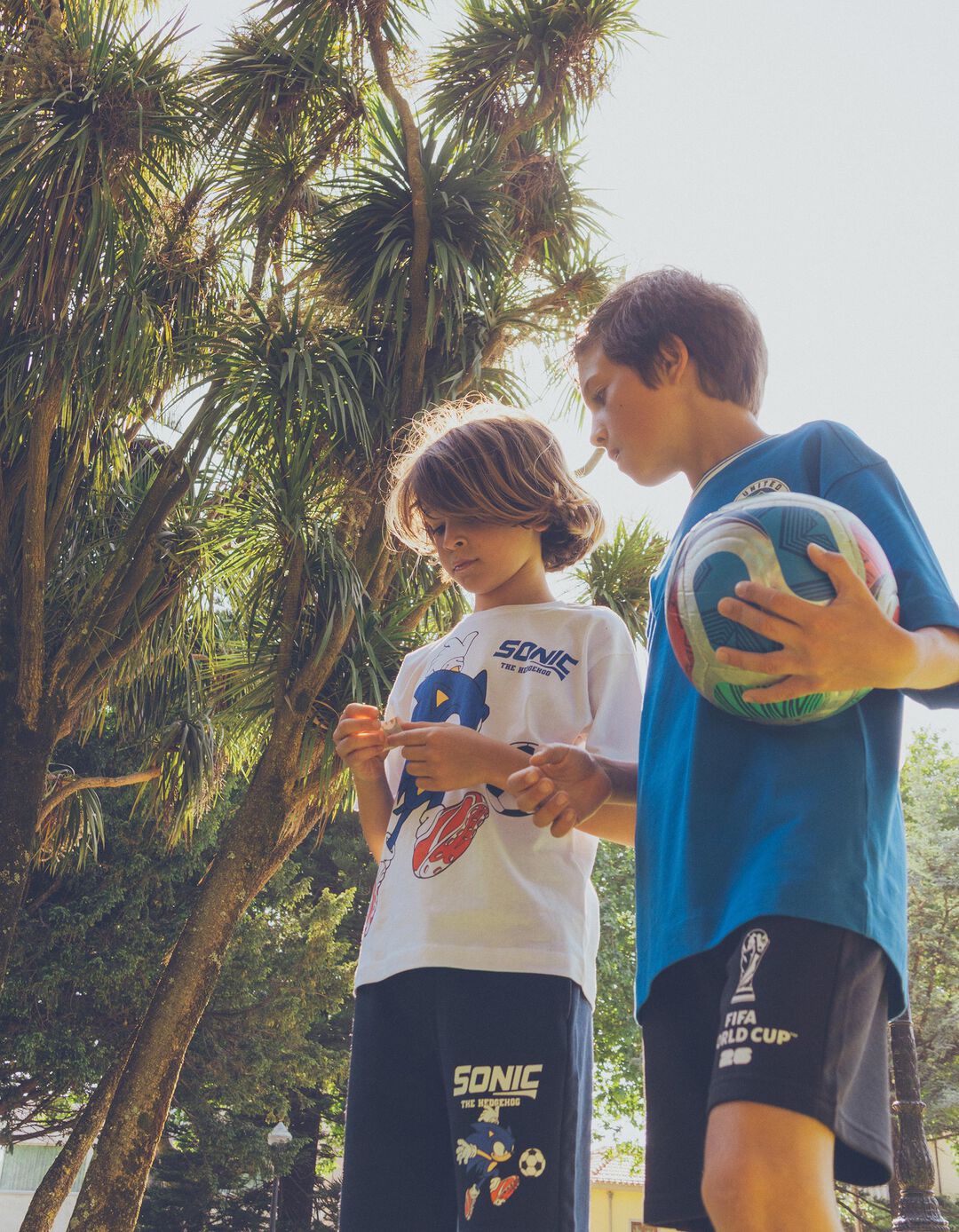 Conjunto T-shirt e Cal&ccedil;&otilde;es 'Sonic', Menino, Azul Escuro