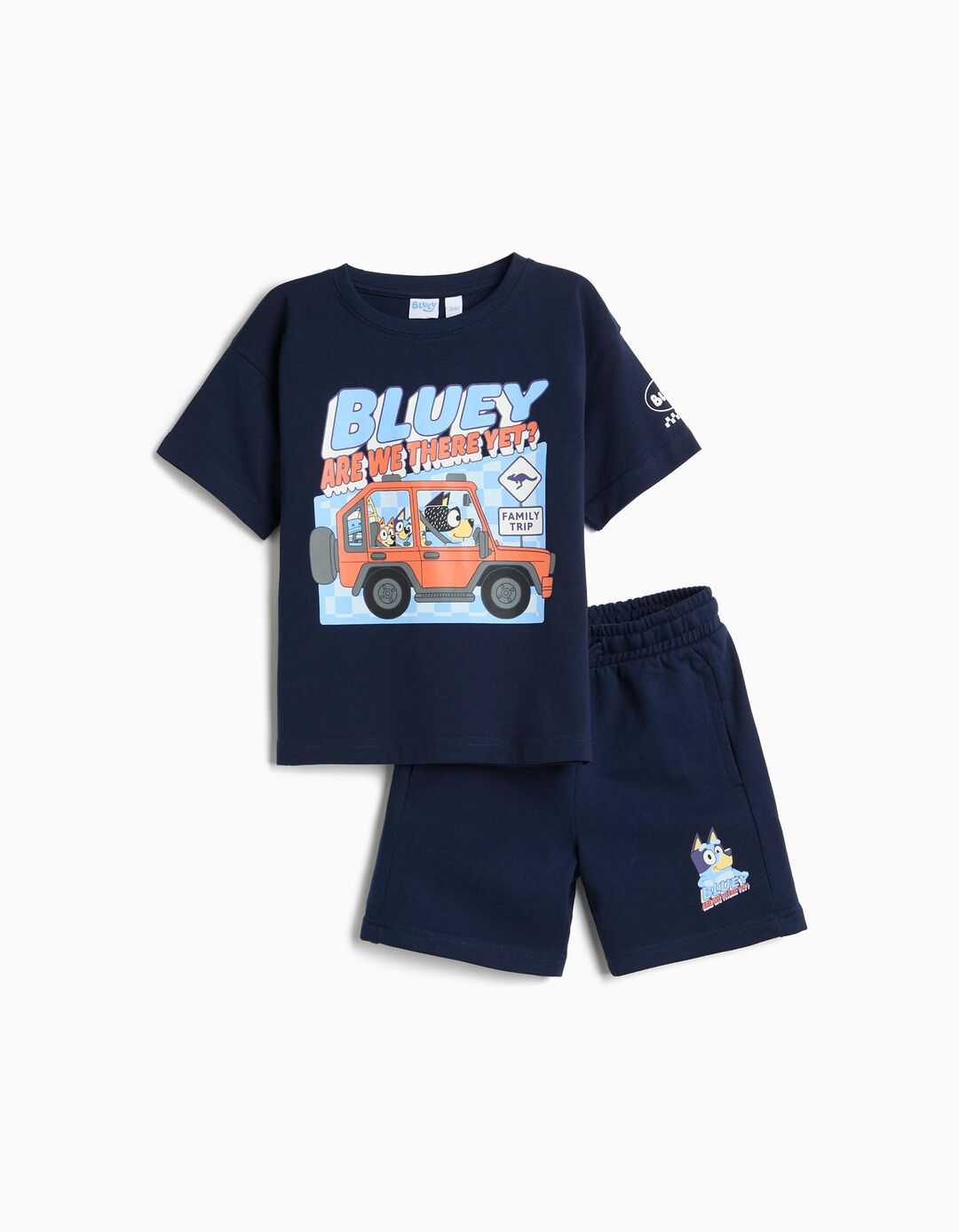 Conjunto 'Bluey', Menino, Azul Escuro