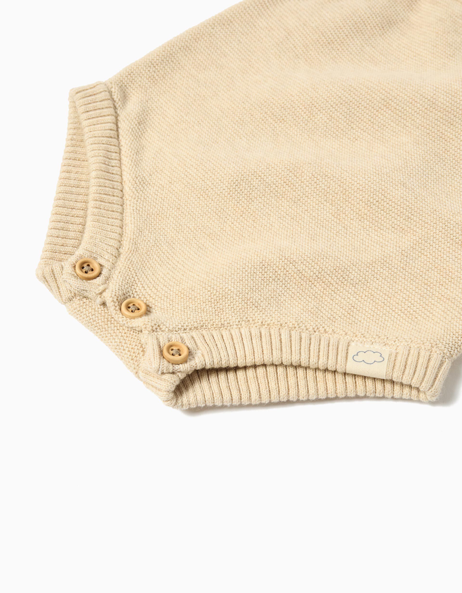 Comprar Online Macac&atilde;o de Malha, Rec&eacute;m-Nascido, Bege Claro