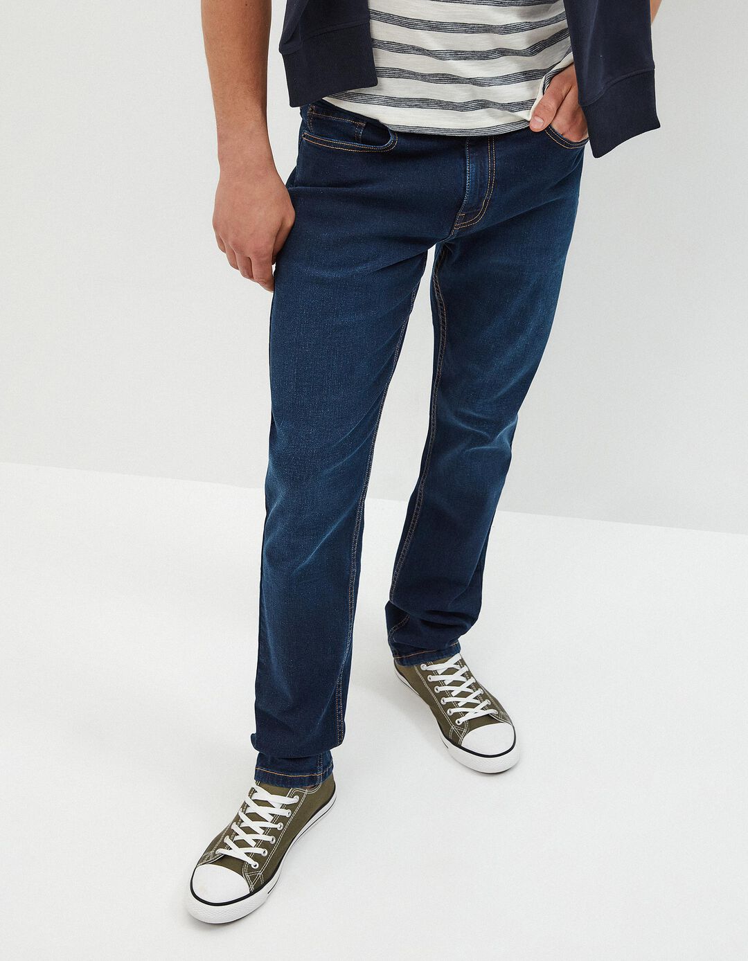 Jeans Slim-fit, Homem, Azul