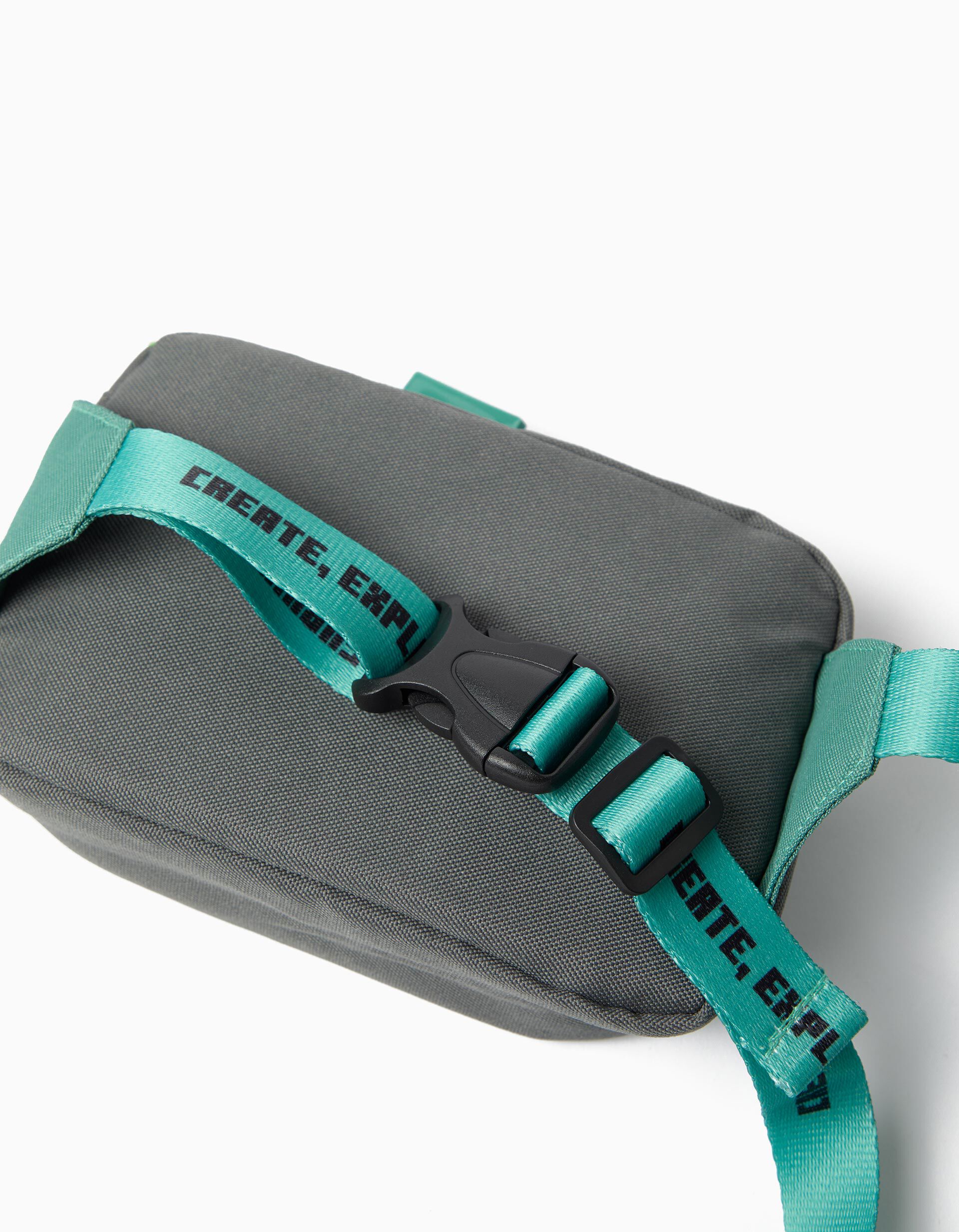 Comprar Online Bolsa De Cintura 'Minecraft', Menino, Cinzento Escuro
