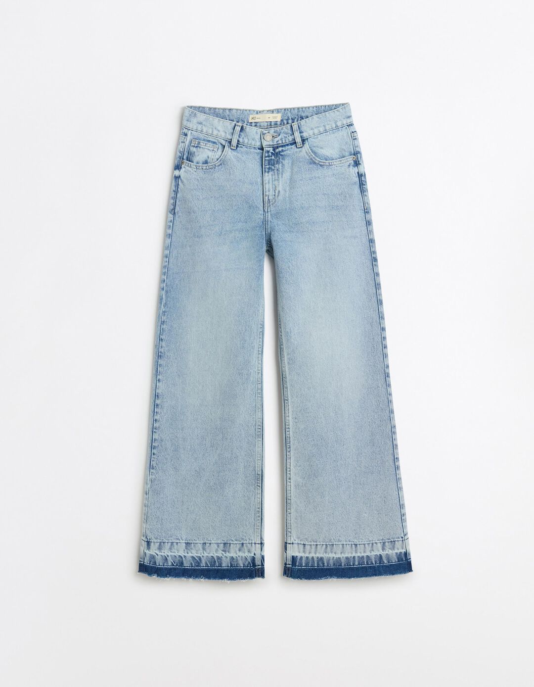 Cal&ccedil;as de Ganga Wide Leg, Mulher, Azul Claro