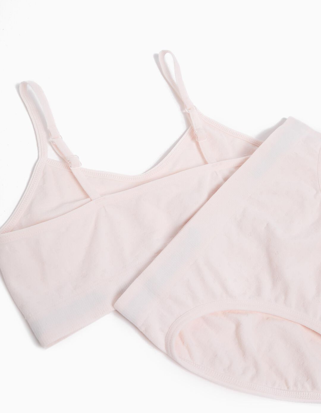 Conjunto Top + Cuecas sem Costuras, Menina, Rosa