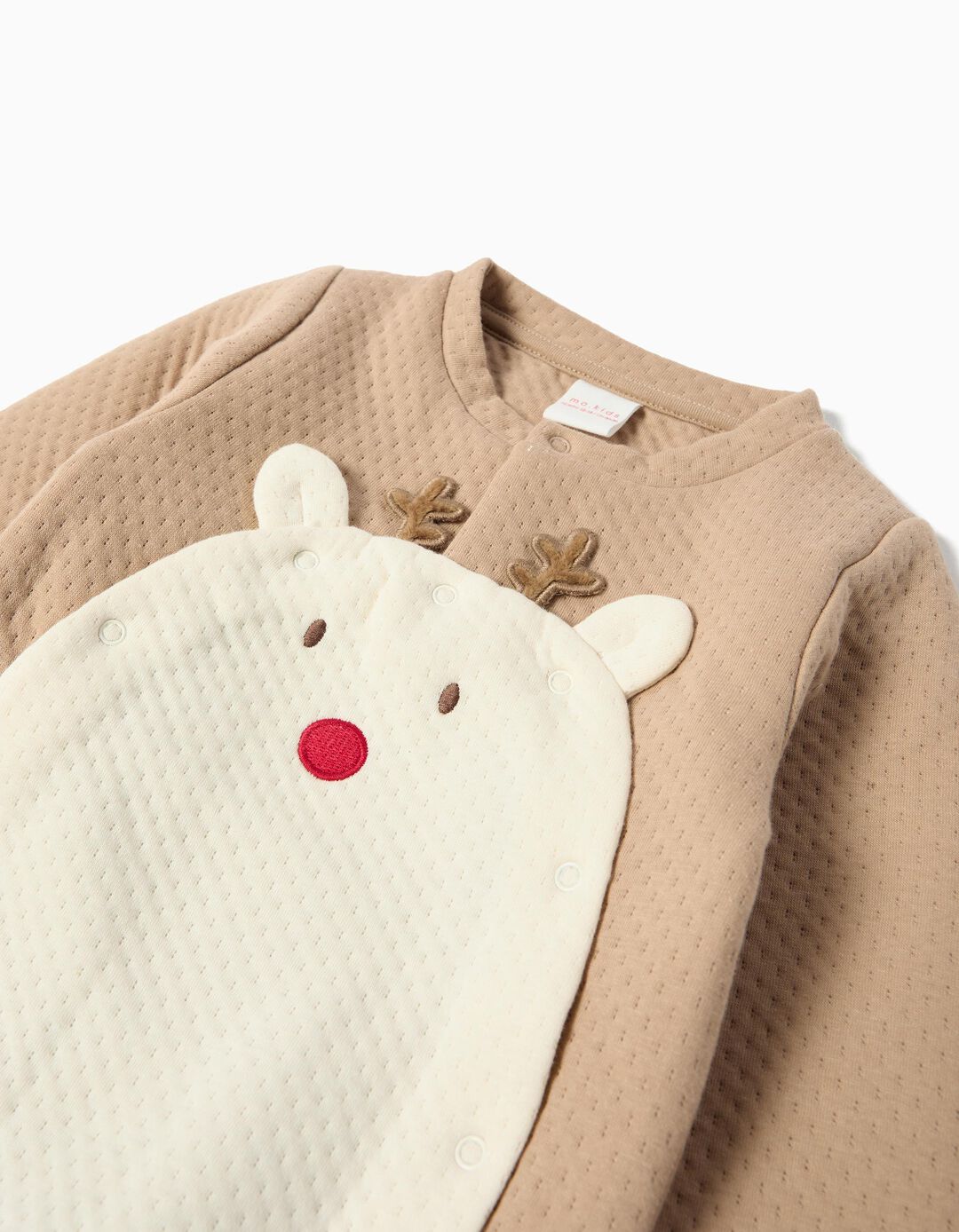Babygrow de Rena, Recém-Nascido, Bege 