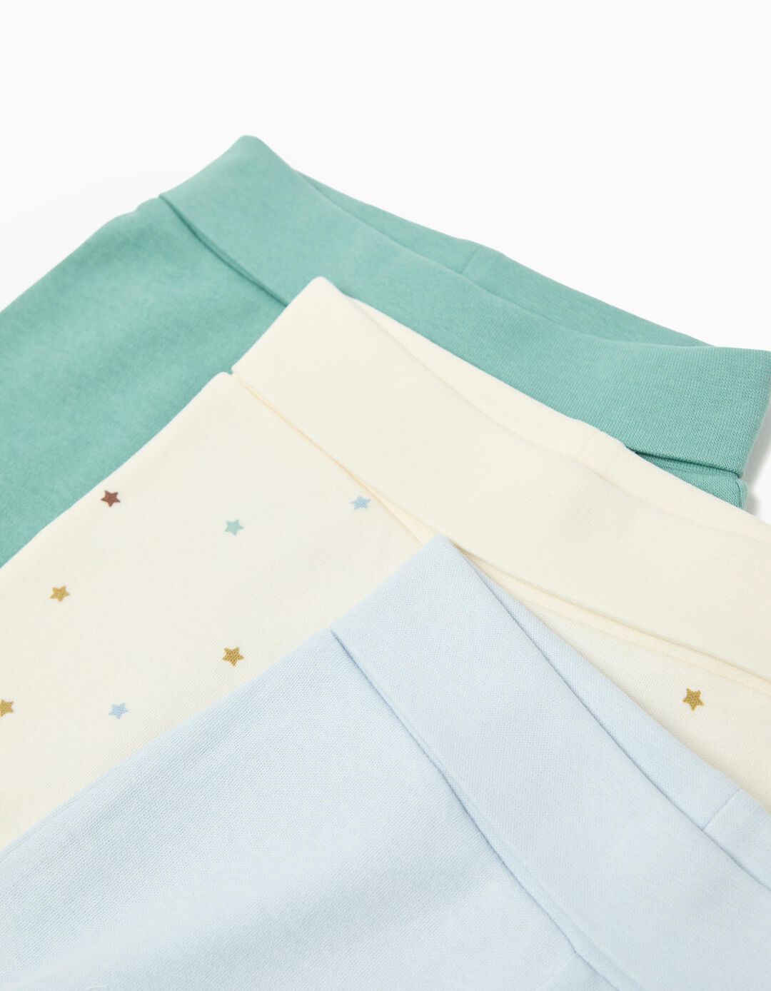 Pack 3 Calças com Pés, Menino, Multicor