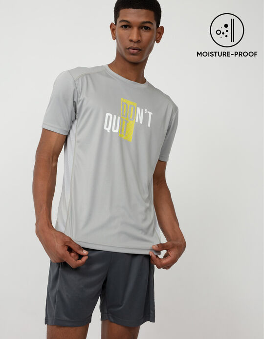 Sports T-shirt, Men, Grey