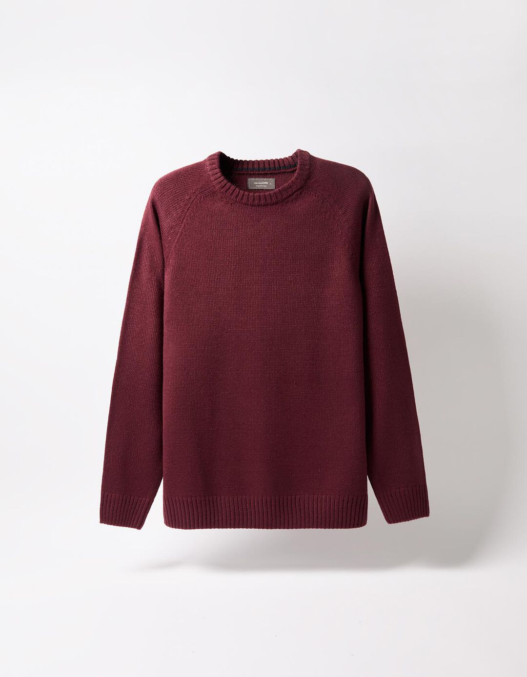 Camisola de Malha, Homem, Vermelho Escuro