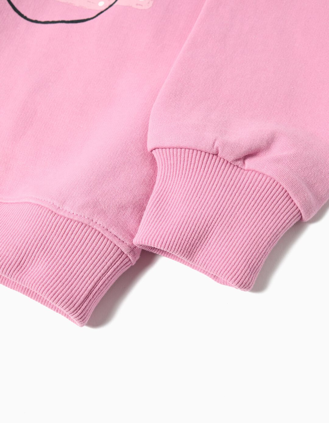 Sweatshirt de Felpa, Menina, Rosa