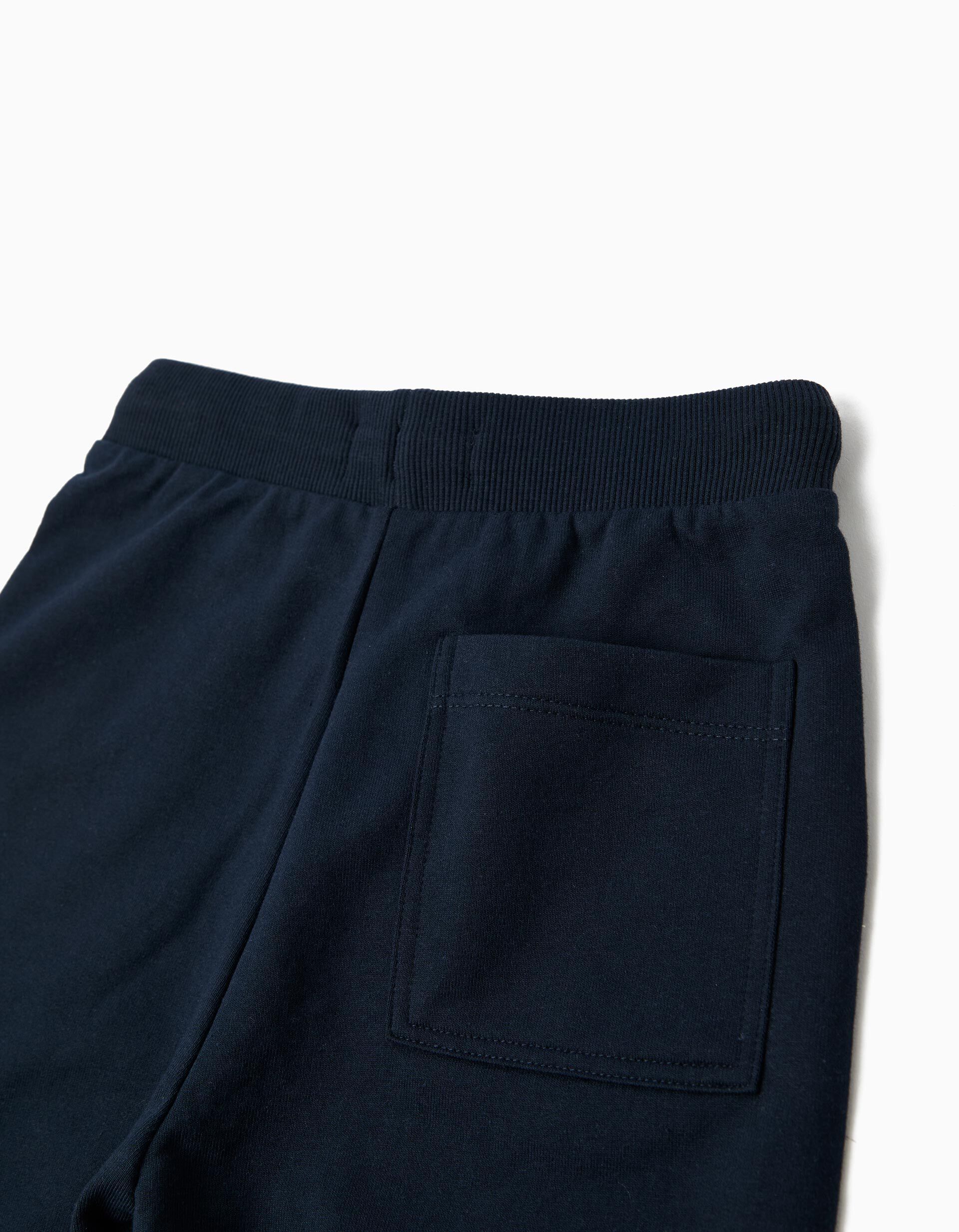 Comprar Online Cal&ccedil;&otilde;es de Felpa, Menino, Azul Escuro