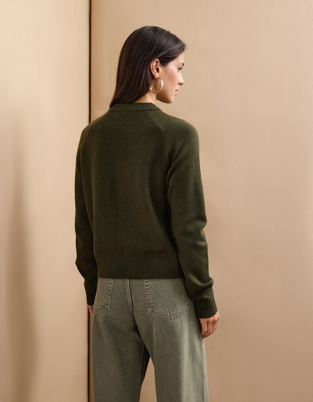 Camisola de Malha, Mulher, Verde