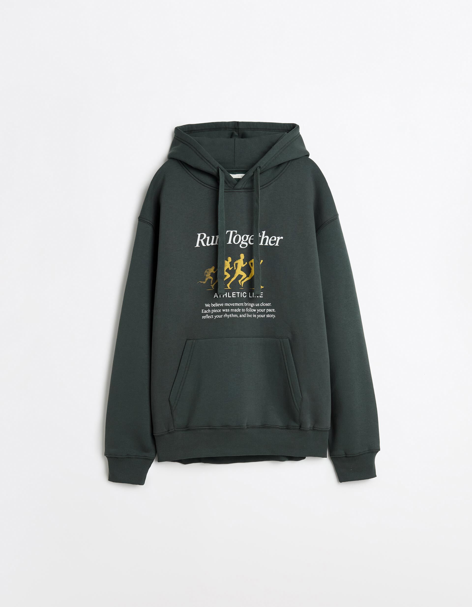 Comprar Online Sweatshirt Capuz, Homem, Verde Escuro