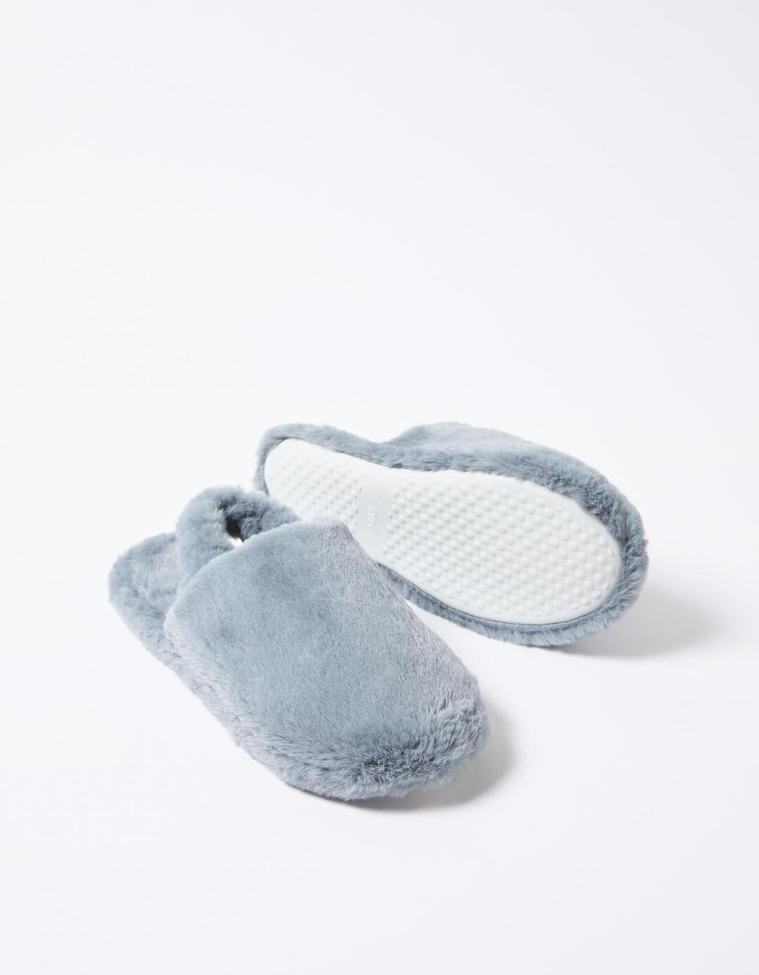 Chinelos de Quarto, Mulher, Cinzento