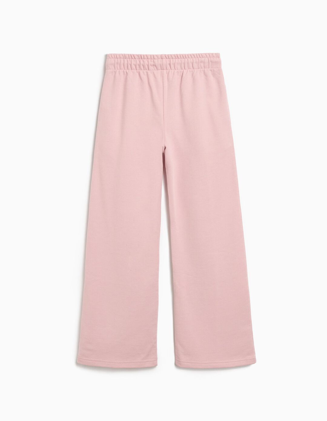 Calças Wide Leg, Menina, Rosa Claro