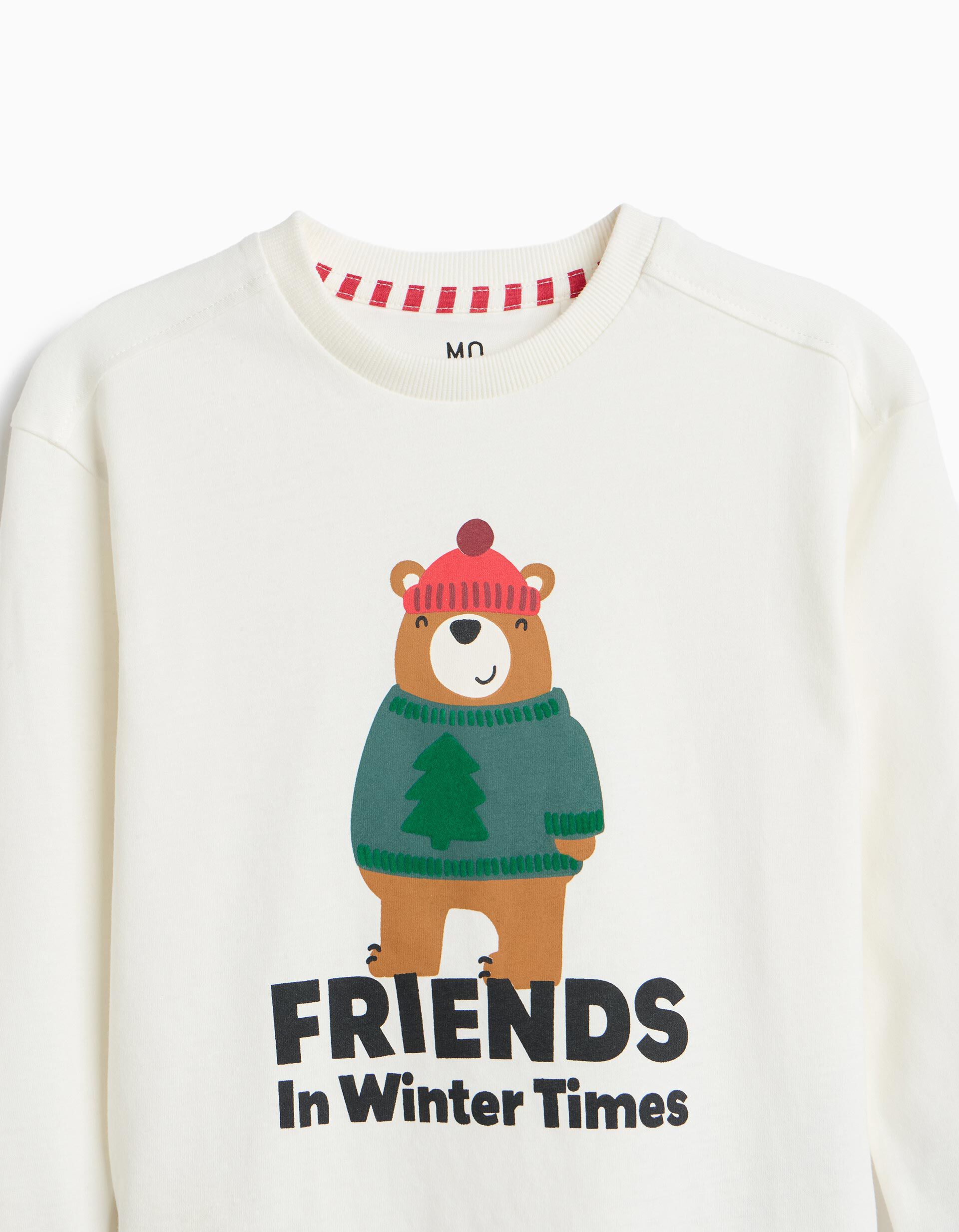 Comprar Online T-shirt Manga Comprida, Menino, Branco