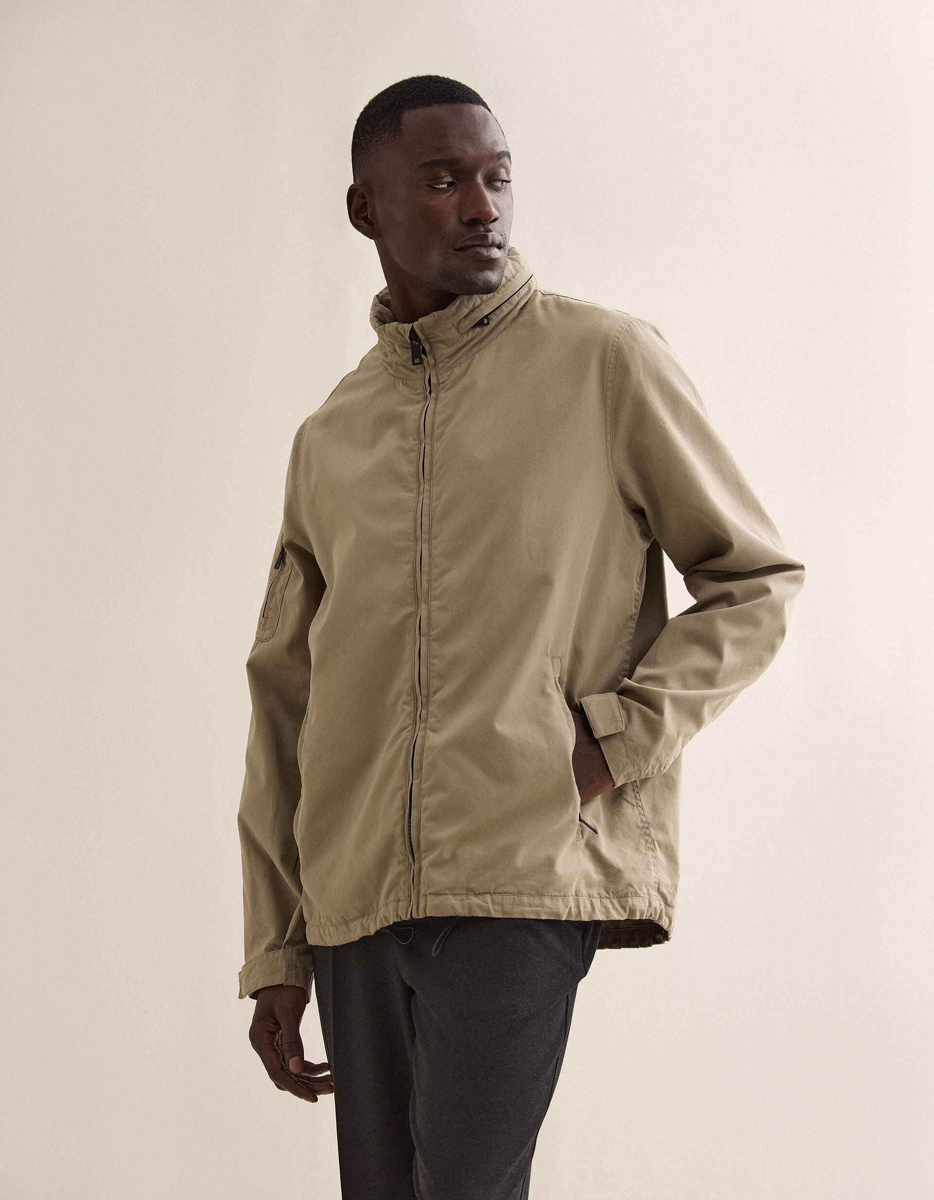 Comprar Online Casaco, Homem, Bege Escuro