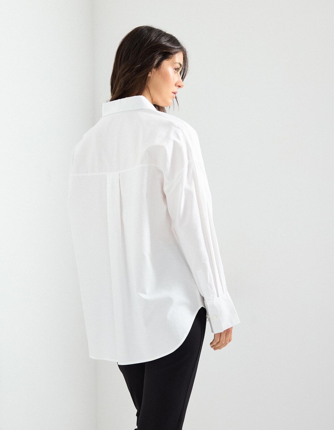 Camisa Oxford, Mulher, Branco