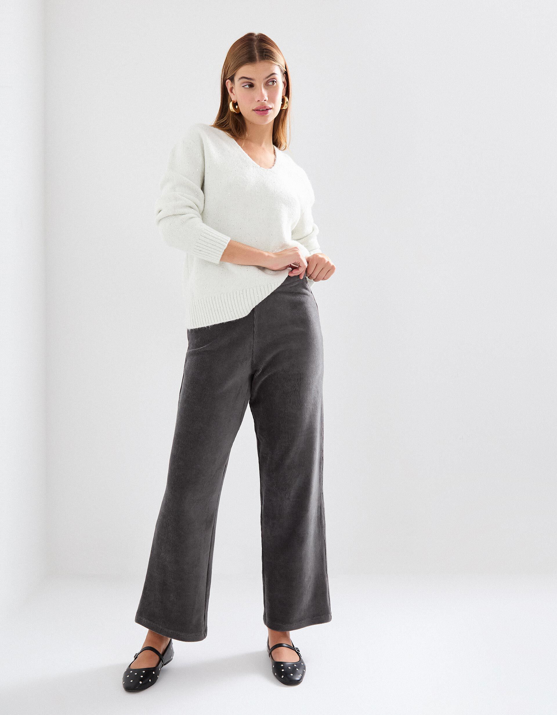 Comprar Online Cal&ccedil;as, Mulher, Cinzento Escuro