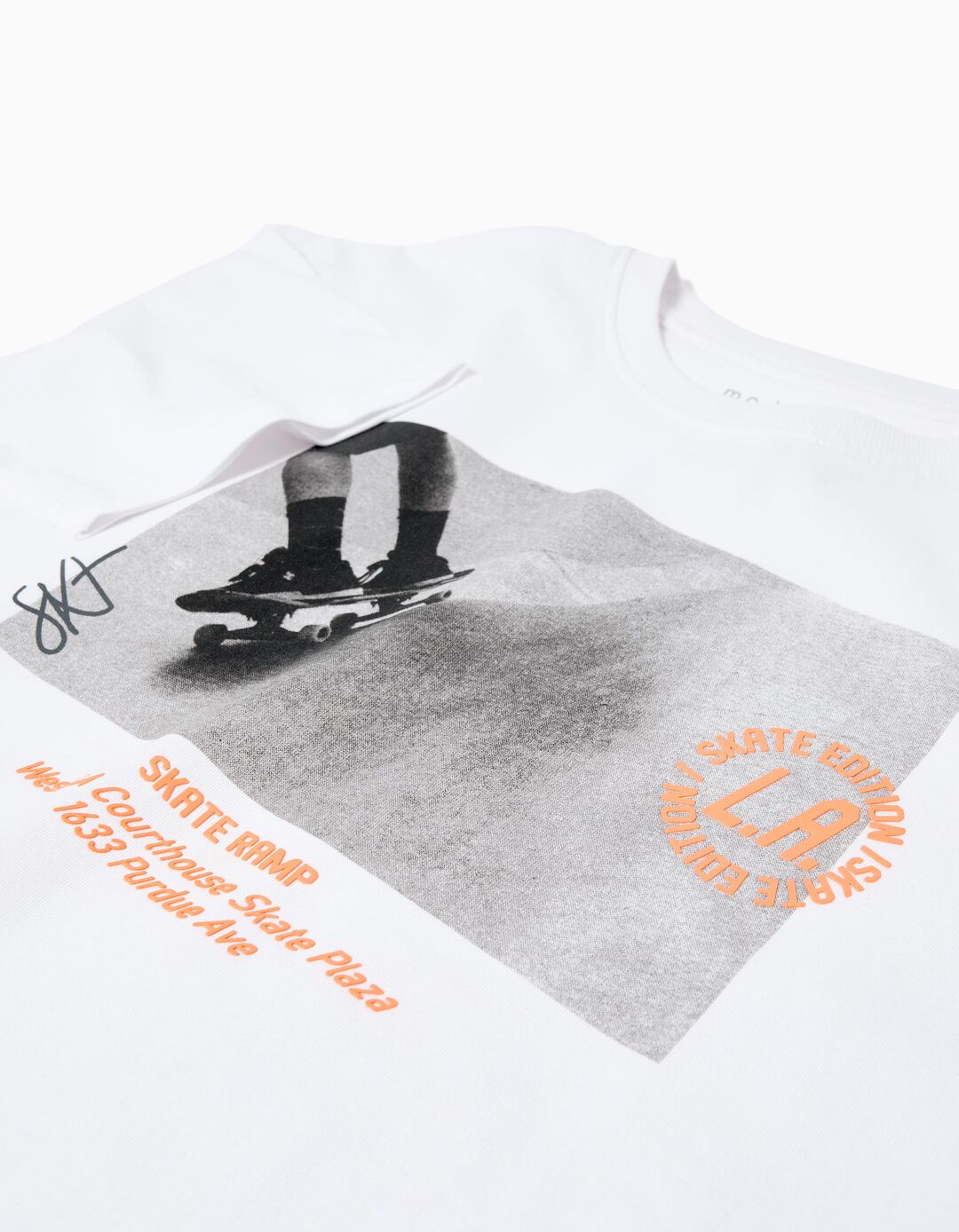 T-shirt Print, Menino, Branco