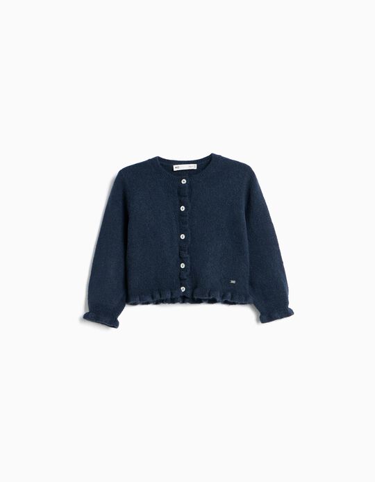 Comprar Online Casaco De Malha, Menina, Azul Escuro