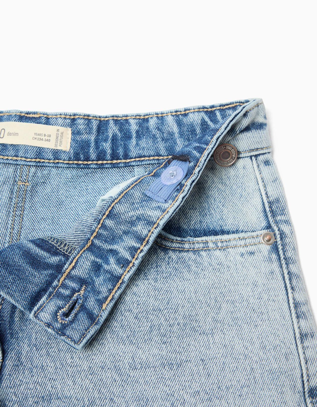 Saia-Cal&ccedil;&atilde;o de Ganga, Menina, Azul Claro