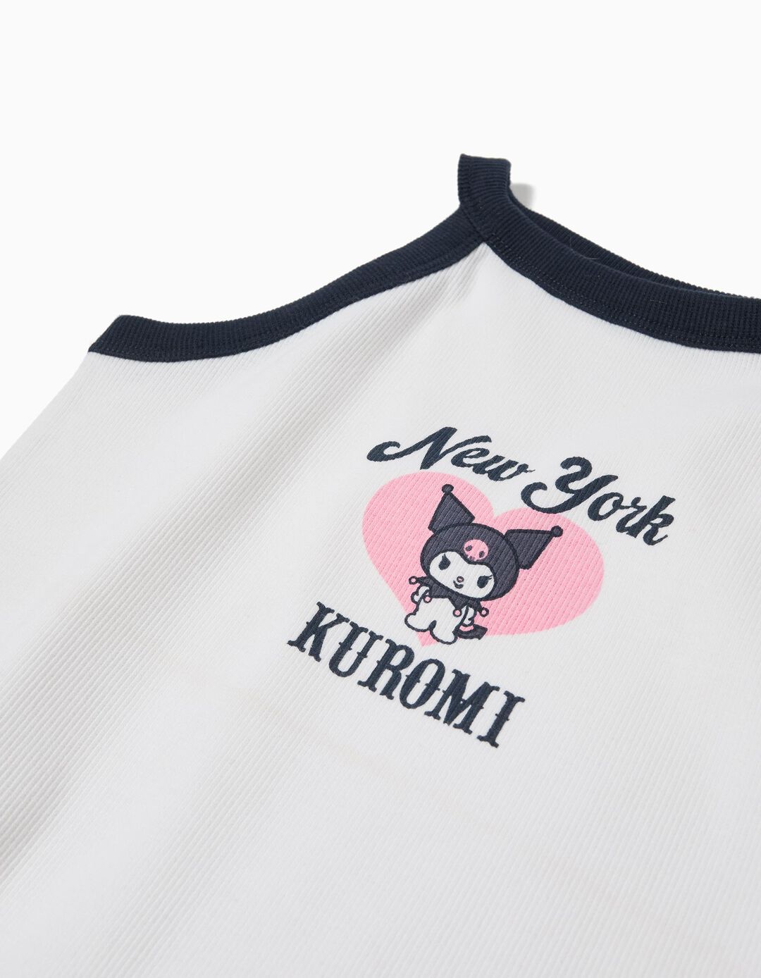 Tank Top 'Kuromi', Menina, Branco