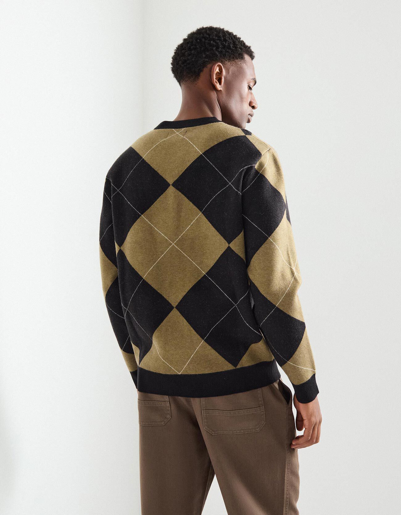 Comprar Online Camisola de Malha, Homem, Castanho